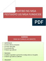 Alternatibo Ng Mga Pestisidyo Ug Mga Fungicide