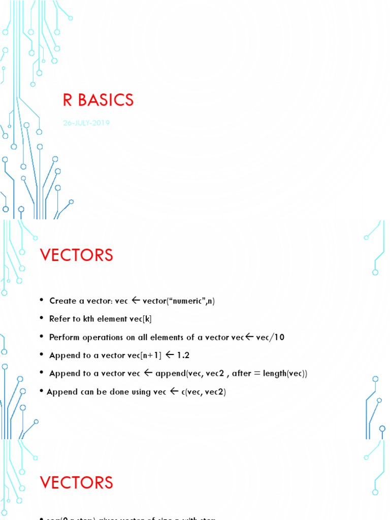 R Basics: 26-JULY-2019 | PDF | Statistical Hypothesis Testing | P Value