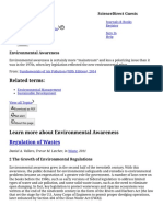Environmental Awareness - An Overview - ScienceDirect Topics