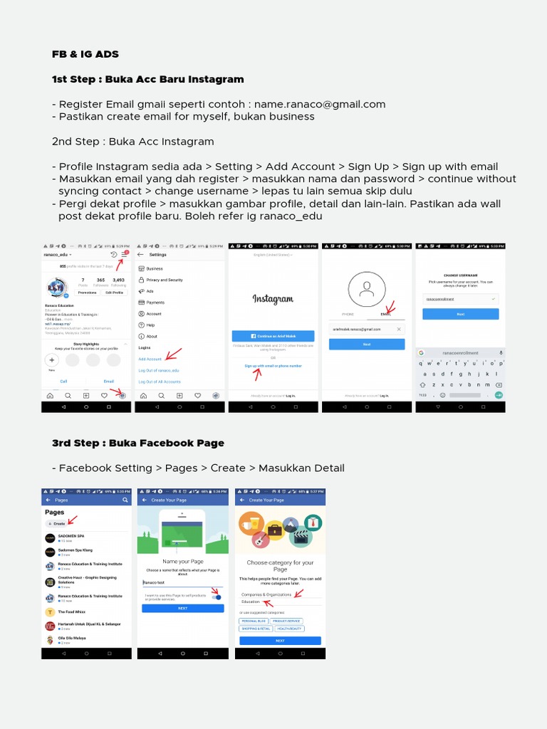 Link Acc Fb Instagram Whatsapp Pdf
