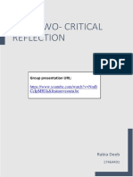 CTL - Critical Reflection Final