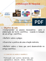 Apresentação Metodologia Da Pesquisa