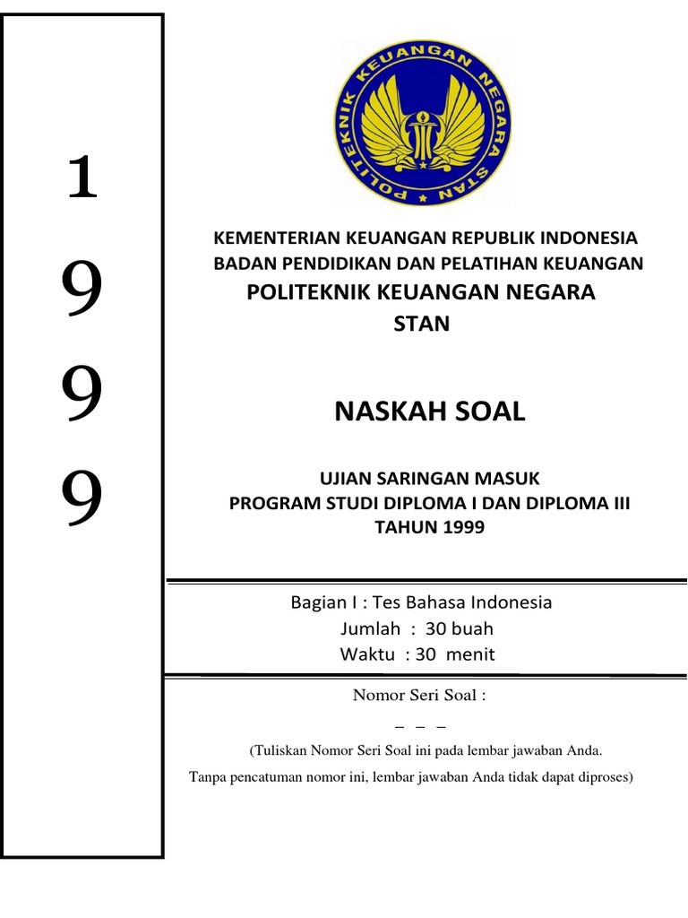 Soal Bahas Usm Stan 1999-2017 PDF