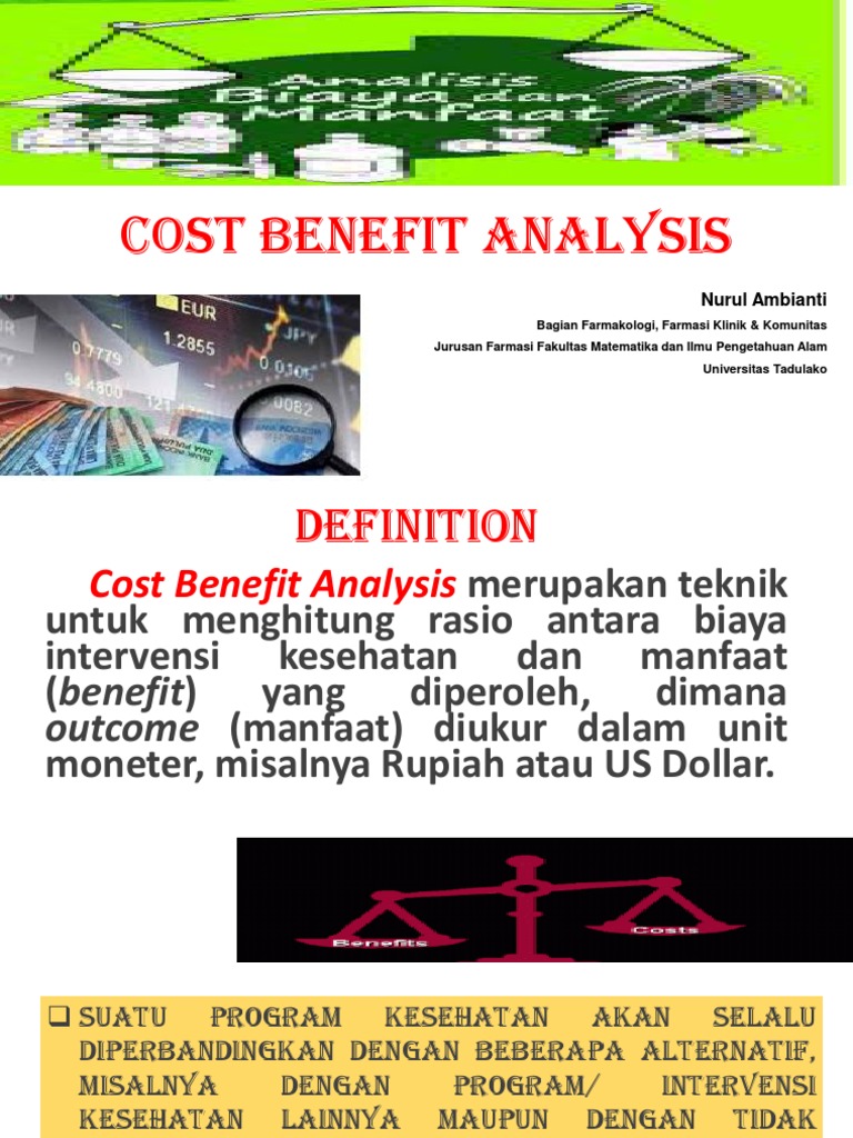 Cost Benefit Analysis PDF | PDF | Kesehatan Holistik