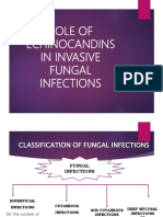 Role of Echinocandins in Invasive Fungal Infections