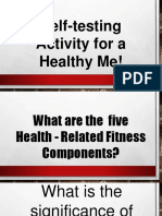 Assess Your Health-Related Fitness and Make a Plan