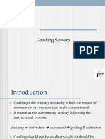 Grading System Guide