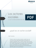 Actores Sociales