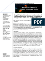 Length-Weight Relationships and Condition Factors of Banggi Coast of Central Java, Java Island, Indonesia