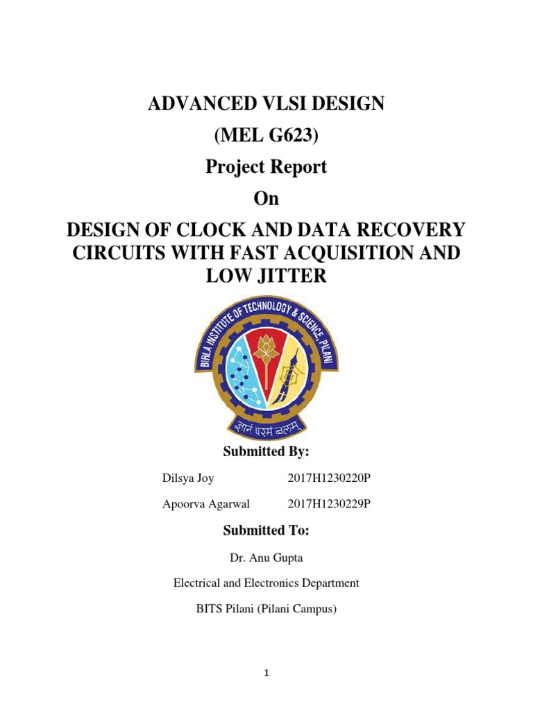 Clock and Data Recovery | Download Free PDF | Detector (Radio ...