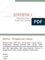 Pengukuran Lokasi Statistik