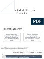 Model Promosi Kesehatan