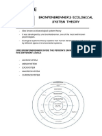 Bronfenbrenner'S Ecological System Theory