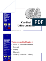 Cardinal Utility Analysis: Previous Slide Next Slide