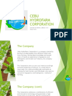 Cebu Hydrofarm Corporation: Grown in Water, Makes You Healthier