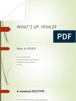 What'S Up, Html5?