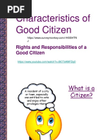 10 Ways to Demonstrate Good Citizenship | PDF | Citizenship | Virtue