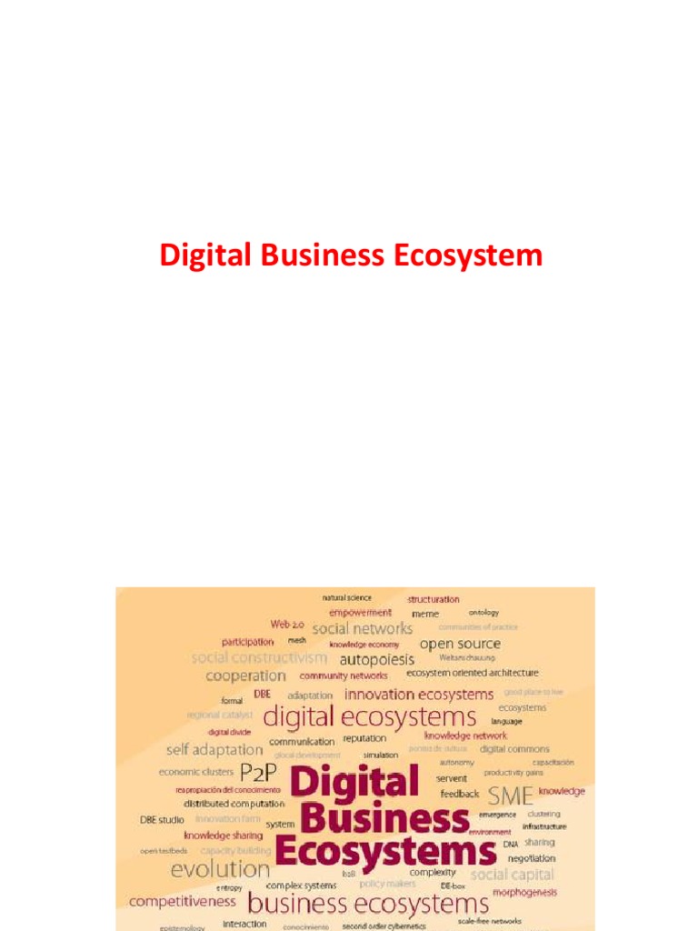 Understanding Digital Business Ecosystems | PDF | E Commerce | Online ...