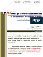IPT Mecanica de Informare Inter Si Transdisciplinaritate