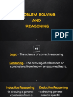 Problem Solving and Reasoning