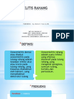 Anugerah - OSTEOMYELITIS-DENTAL