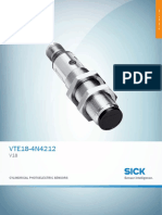 SICK Sensor DataSheet VTE18-4N4212 6013252 en