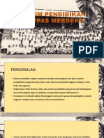 Sistem Pendidikan Selepas Merdeka