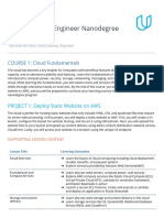 Cloud DevOps Nanodegree Program Syllabus PDF