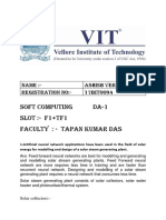 Soft Computing DA-1 Slot:-F1+tf1 Faculty: - Tapan Kumar Das