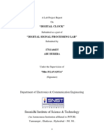 Digital Clock Lab Report