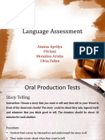 Language Assessment III