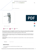 Tripod Turnstile Gates - Vigiguard _ Godrej Security Solutions