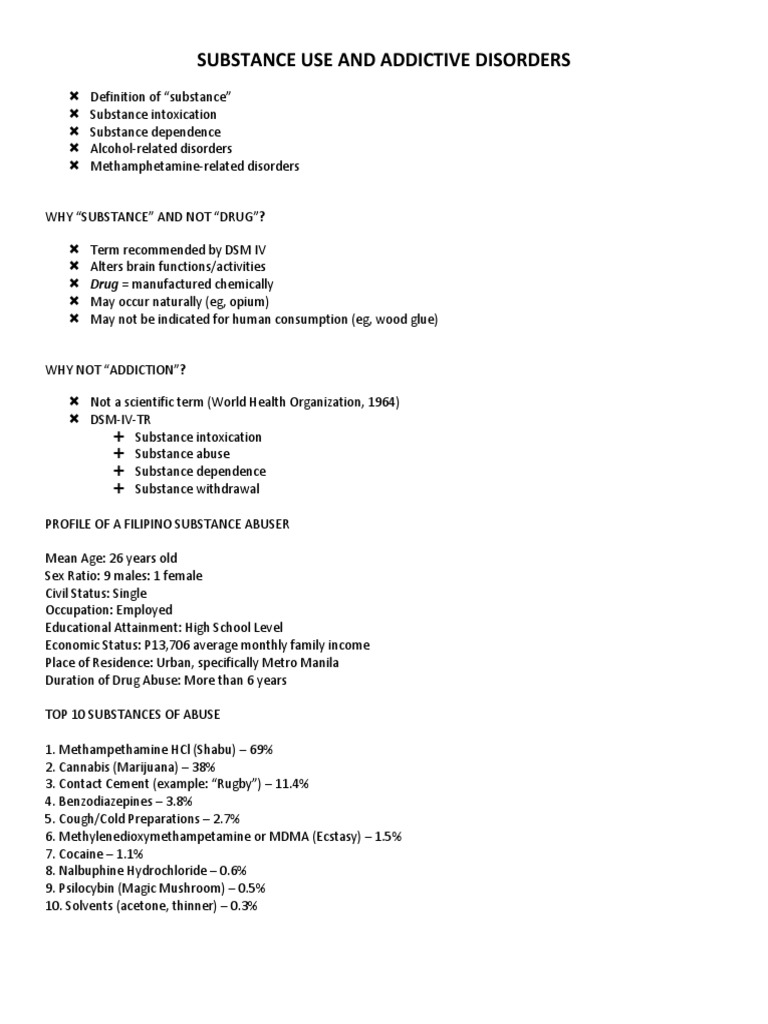 Understanding Substance Use Disorders | PDF | Alcoholism | Dopamine