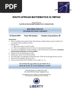 South African Mathematics Olympiad