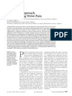 A Clinical Approach To Diagnosing Wrist Pain: Los Angeles, California