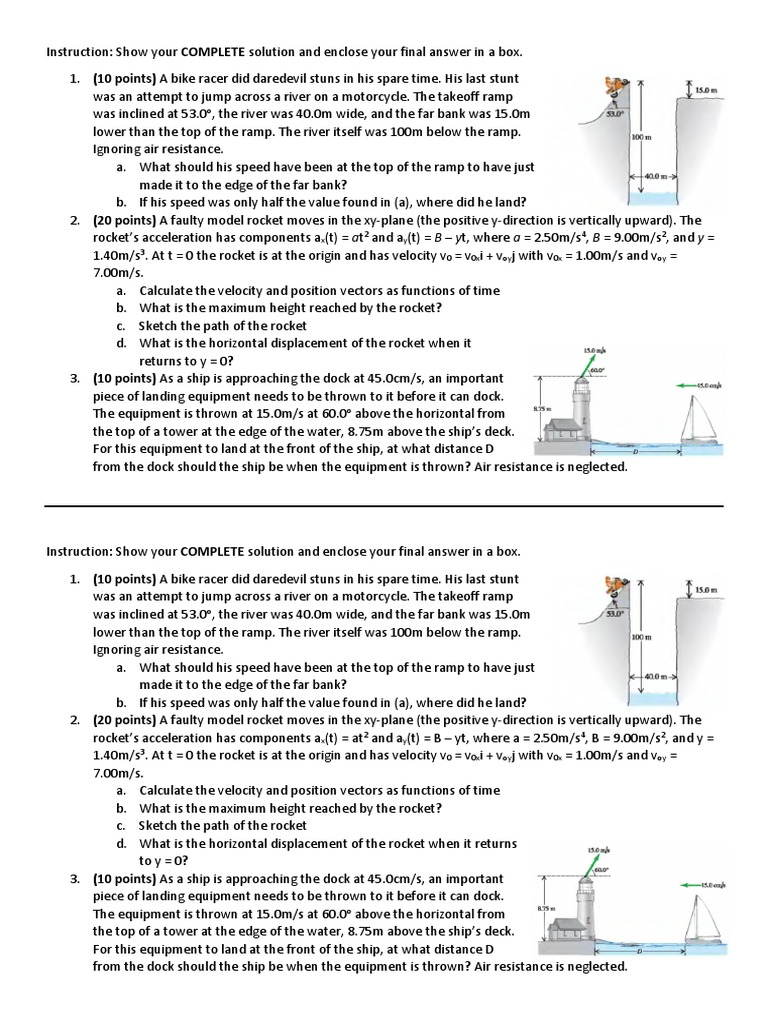 Physics Problem Solving Guide | PDF | Rocket | Velocity