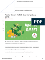 Apa Itu Omset - Profit & Cara Menghitung (2019) - Projasaweb PDF