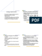 Strategy Implementation Framework