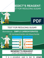 Benedict's Reagent Test for Reducing Sugars