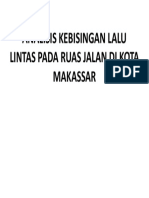 Analisis Kebisingan Lalu Lintas Pada Ruas Jalan Di