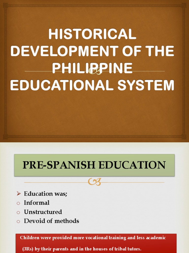 Evolution of Philippine Education System | PDF | Philippines | Government