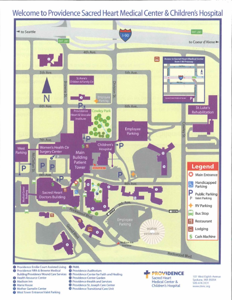 Sacred Heart Campus Map PDF