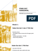 Modul 01 - Stake-Out Horizontal