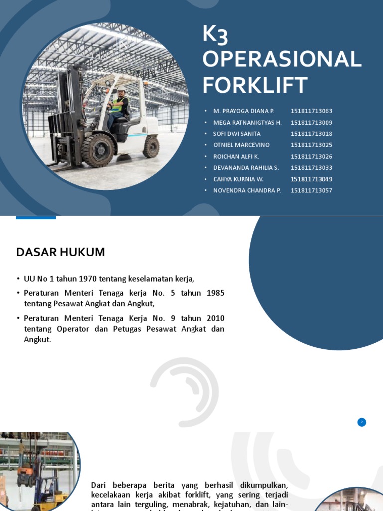 K3 Operasional Forklift | PDF