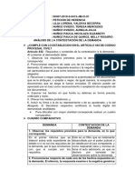 Herencia de Nicolás Núñez: Análisis de la contestación a la demanda