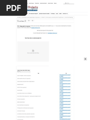 2018 Arduino Projects List About 2745 Arduino List of ProjectsUse