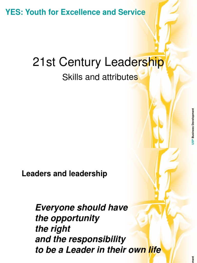 21st Century Leadership: Skills and Attributes | PDF | Leadership ...