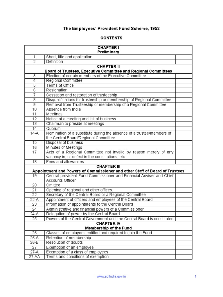 EPFScheme | PDF