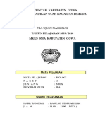 Soal Pra Un Bio (A) 10