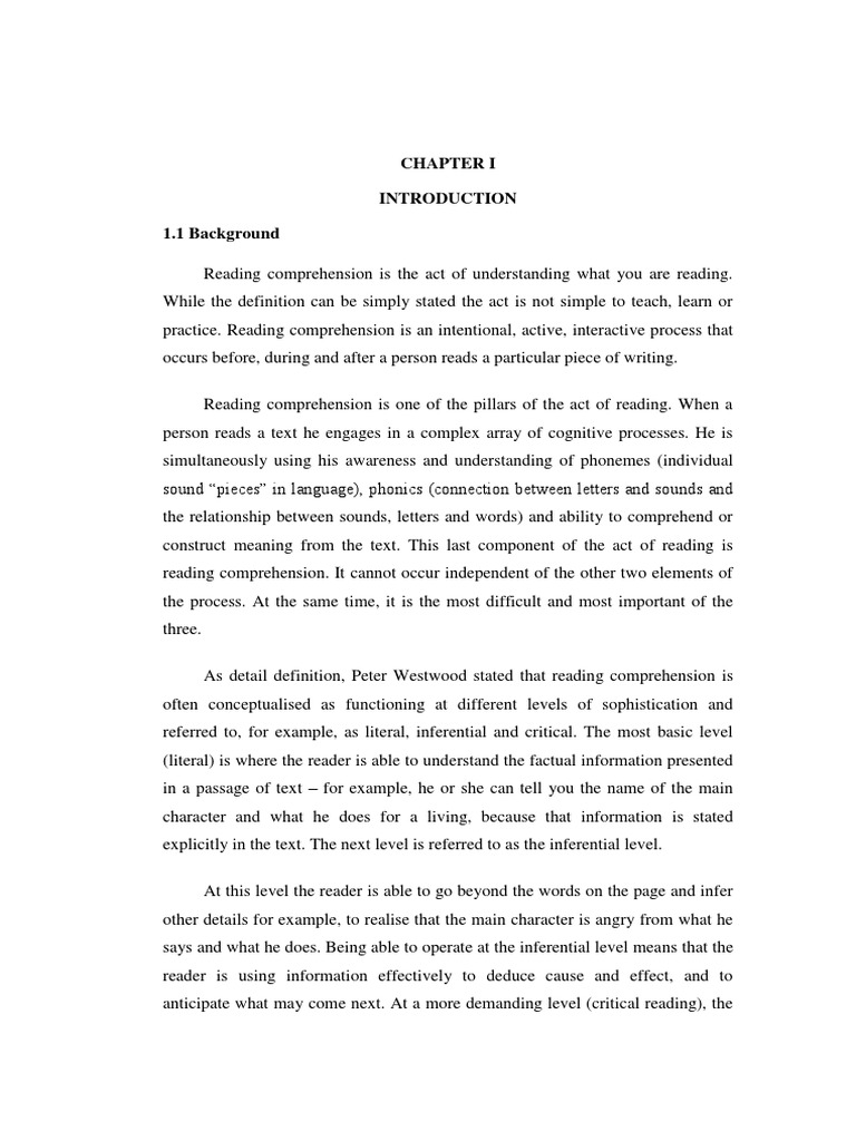 Comprehension Text Pdf Reading Comprehension Phonics